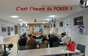 Poker après l'entrainement !