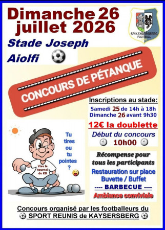 Tournoi de Pétanque